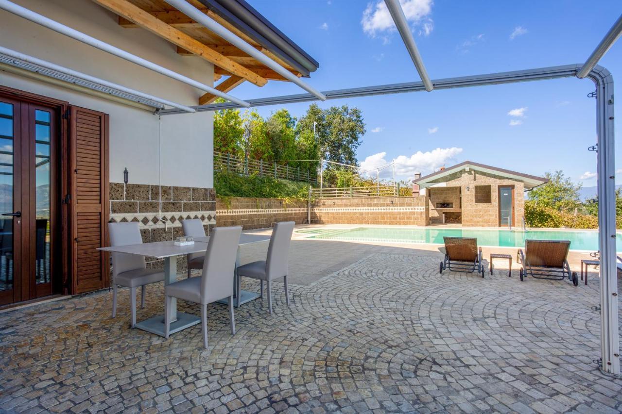 Villa Santoro Ai Tre Ulivi Con Piscina Privata Caiazzo Exteriér fotografie